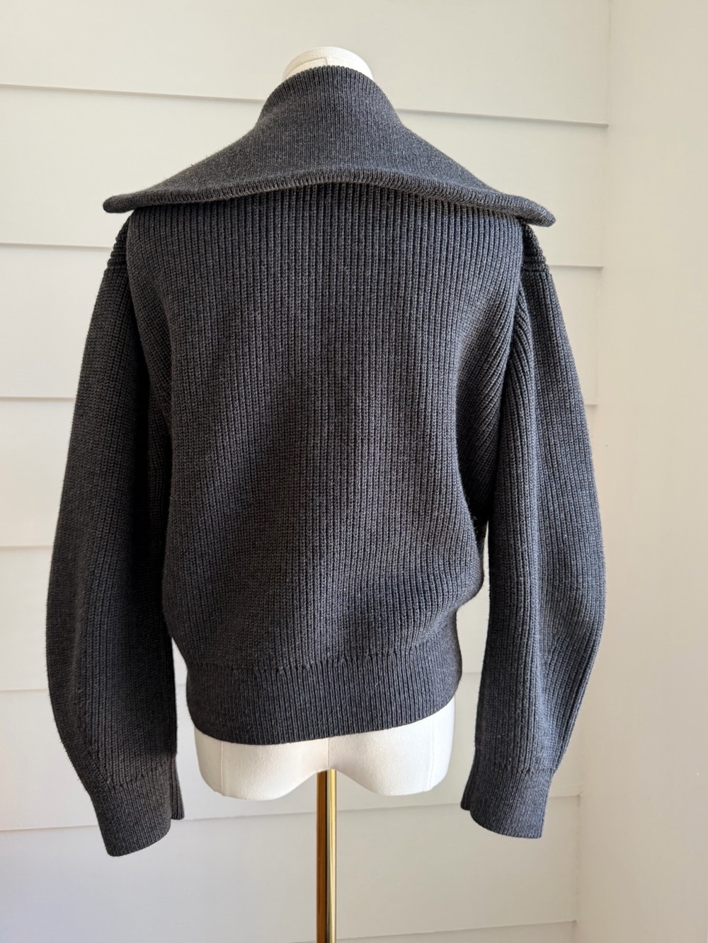 COS Wool and Cotton Half Zip Sweater Jumper size S - Picture 3 of 8